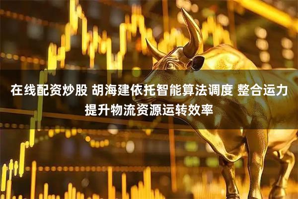 在线配资炒股 胡海建依托智能算法调度 整合运力提升物流资源运转效率